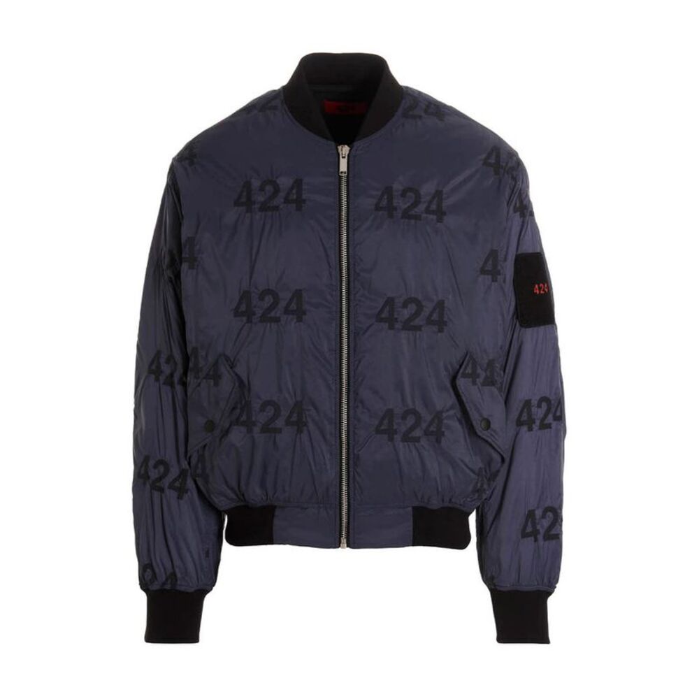 424 Men Reversible Logo Bomber Jacket.